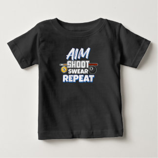 T-shirt Pour Bébé Joueuse de billard pour femmes amusantes