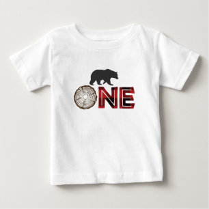 T-shirt Pour Bébé Jour d'anniversaire de la bûcheronnette 1ère che