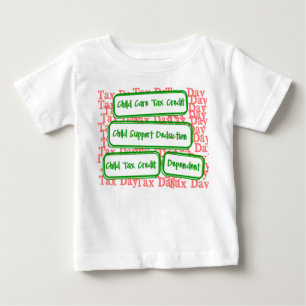 T-shirt Pour Bébé Jour de l'impôt - Enfants