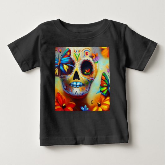 T-shirt Pour Bébé Jour des papillons morts 2 (Devant)