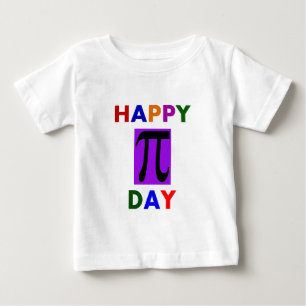 T-SHIRT POUR BÉBÉ JOUR HEUREUX DE PI