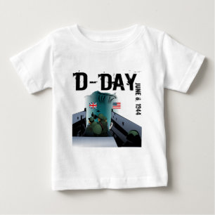 T-shirt Pour Bébé JOUR J 6 juin 1944