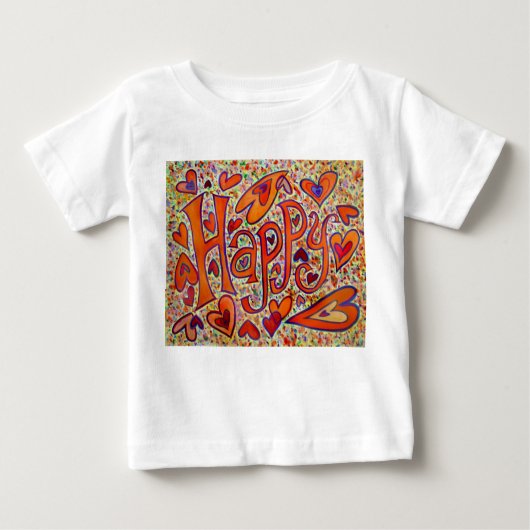 T-shirt Pour Bébé Joyeuse chemise (Devant)