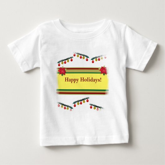 T-shirt Pour Bébé Joyeuse Chemise bébé de vacances (Devant)