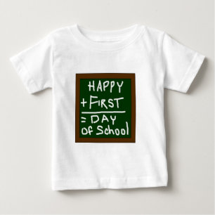 T-shirt Pour Bébé Joyeuse chemise du premier jour de l'école