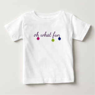 T-shirt Pour Bébé Joyeuse et lumineuse conception de tintements du