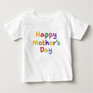 T-shirt Pour Bébé Joyeuse fête des Mères