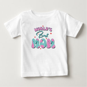T-shirt Pour Bébé Joyeuse Fête des Mères