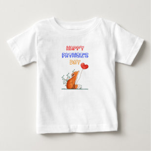 T-shirt Pour Bébé Joyeuse Fête des Pères Renard Papa Papa Cadeau Ren