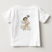 T-shirt Pour Bébé Joyeuse mariée 11 (Dos)