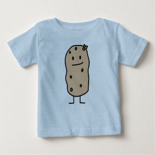 T-shirt Pour Bébé Joyeuse pomme de terre souriante