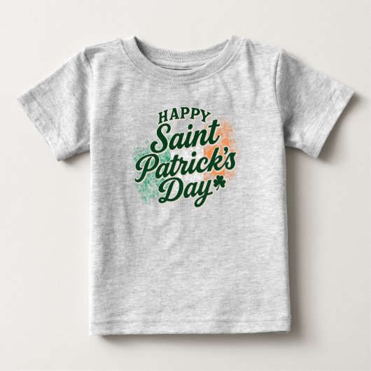 T-shirt Pour Bébé Joyeuse Saint Patrick vintage  (Devant)