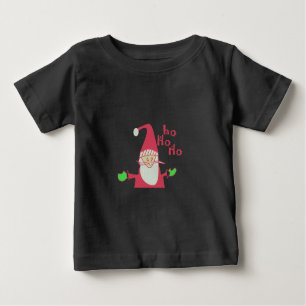 T-shirt Pour Bébé Joyeuses fêtes Ho Ho Joyeux Noël.png