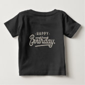 T-shirt Pour Bébé Joyeux anniversaire (Dos)
