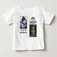 JOYEUX ANNIVERSAIRE DADDY VÊTEMENTS BÉBÉ PHOTO PER
