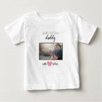 JOYEUX ANNIVERSAIRE DADDY VÊTEMENTS BÉBÉ PHOTO PER