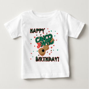 T-shirt Pour Bébé Joyeux anniversaire de Cinco De Mayo !