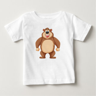 T-shirt Pour Bébé Joyeux Bear Fine Jersey