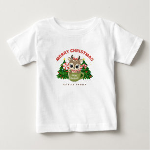 T-shirt Pour Bébé Joyeux bébé de Noël