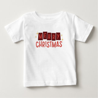 T-shirt Pour Bébé Joyeux bébé de Noël/chemise bébé bébé