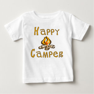 T-shirt Pour Bébé joyeux campeur