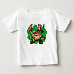 T-shirt Pour Bébé Joyeux crabe cancéreux avec étoile