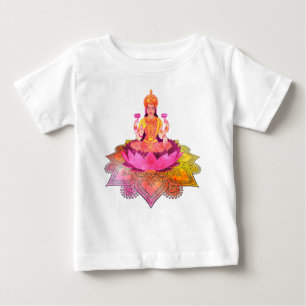T-shirt Pour Bébé Joyeux Diwali - Deepalavi déesse Lakshmi 4