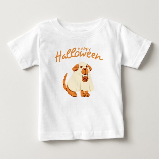 T-shirt Pour Bébé Joyeux halloween (Devant)