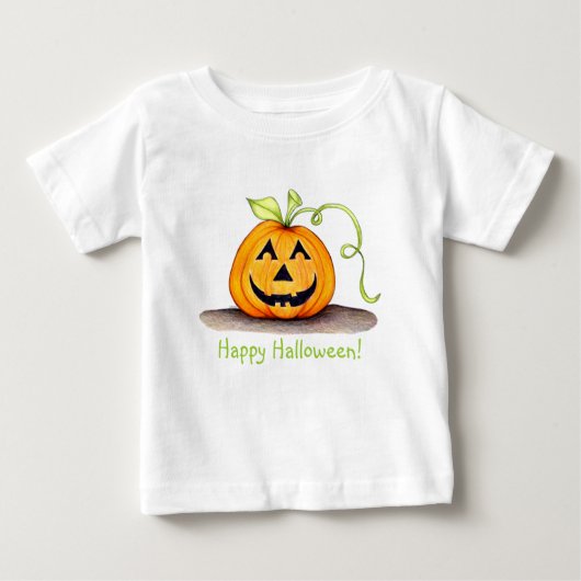 T-shirt Pour Bébé Joyeux Halloween ! Toddler Shirt (Devant)