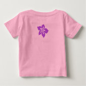 T-shirt Pour Bébé Joyeux Hibiscus Tropical Floral Blend (Dos)