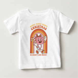 T-shirt Pour Bébé Joyeux Joyeux Noël - Soyez Super et lumineux