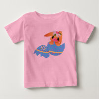 Joyeux Lapin* Bébé T-shirt Jersey fin