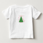 T-shirt Pour Bébé Joyeux Noël (Dos)