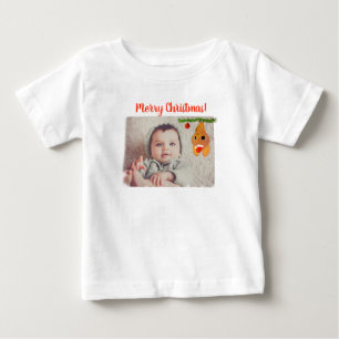T-shirt Pour Bébé Joyeux Noël Chemise Baby Cadeau