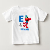T-shirt Pour Bébé Joyeux Noël d'Elmo (Devant)