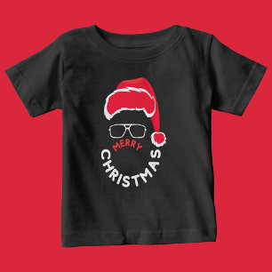T-shirt Pour Bébé Joyeux Noël, Joyeux et lumineux
