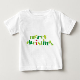 T-shirt Pour Bébé joyeux noël typographie moderne