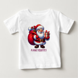 T-shirt Pour Bébé Joyeux Père Noël Noël