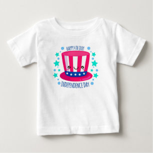 T-shirt Pour Bébé Joyeux T-shirt 4 juillet bébé