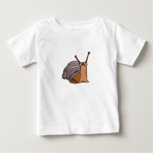 T-shirt Pour Bébé Joyeux T-shirt bébé escargot