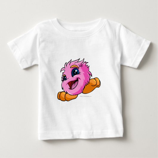 T-shirt Pour Bébé JubJub rose (Devant)
