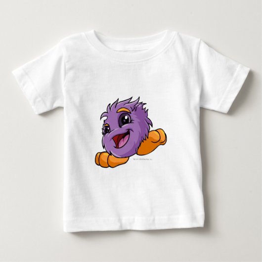 T-shirt Pour Bébé JubJub violet (Devant)