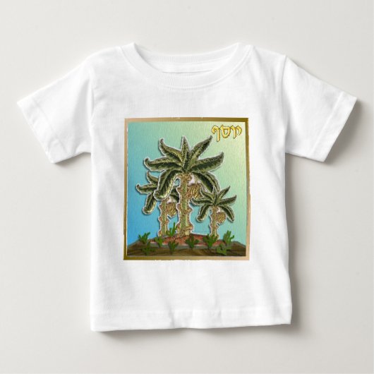 T-shirt Pour Bébé Judaica 12 Tribes d'Israël (Devant)