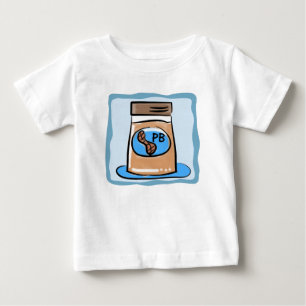 T-shirt Pour Bébé Jumeau de beurre d'arachide/T-shirt d'enfant de