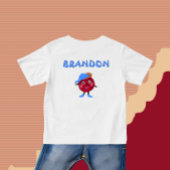 T-shirt Pour Bébé Jumeaux cerise