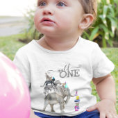 T-shirt Pour Bébé Jungle Safari Wild Un anniversaire fête animal