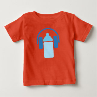 T-shirt Pour Bébé Junior DJ - Casque et icône de bouteille