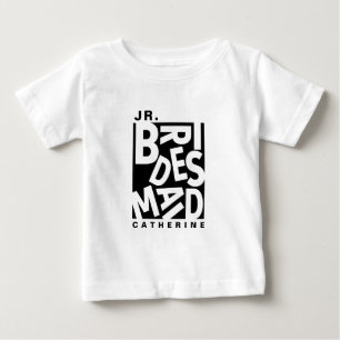T-shirt Pour Bébé Junior Jr. Bridesmaid, mariage
