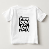 T-shirt Pour Bébé Junior Jr. Groomsman, mariage (Dos)