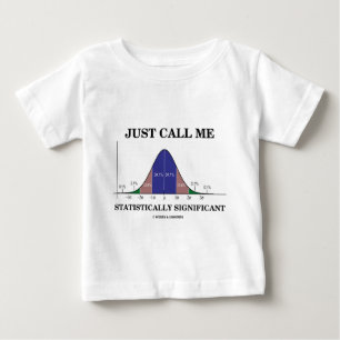 T-shirt Pour Bébé Just Call Me Statistically Significant